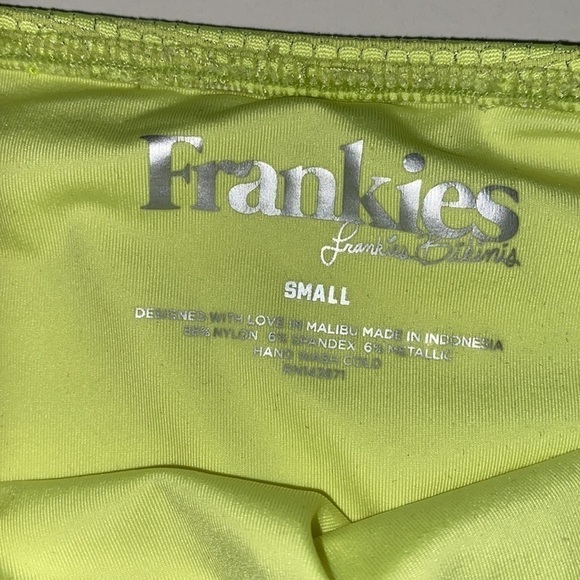 NEW Frankie’s Bikinis Grotto High Waisted Metallic Sundance Bikini Swim Bottoms - Picture 6 of 8